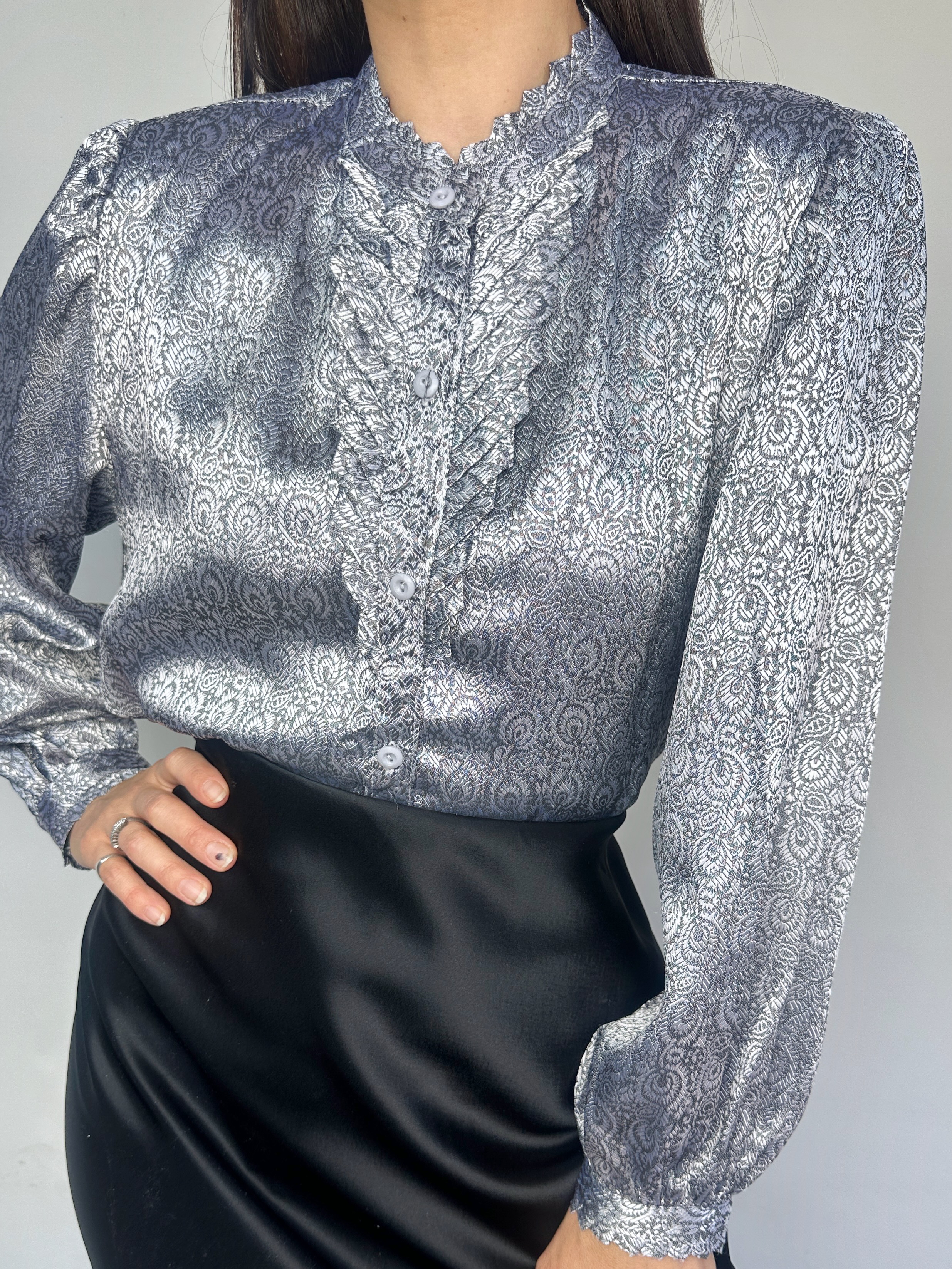 BLUSA PLATEADA | M 1