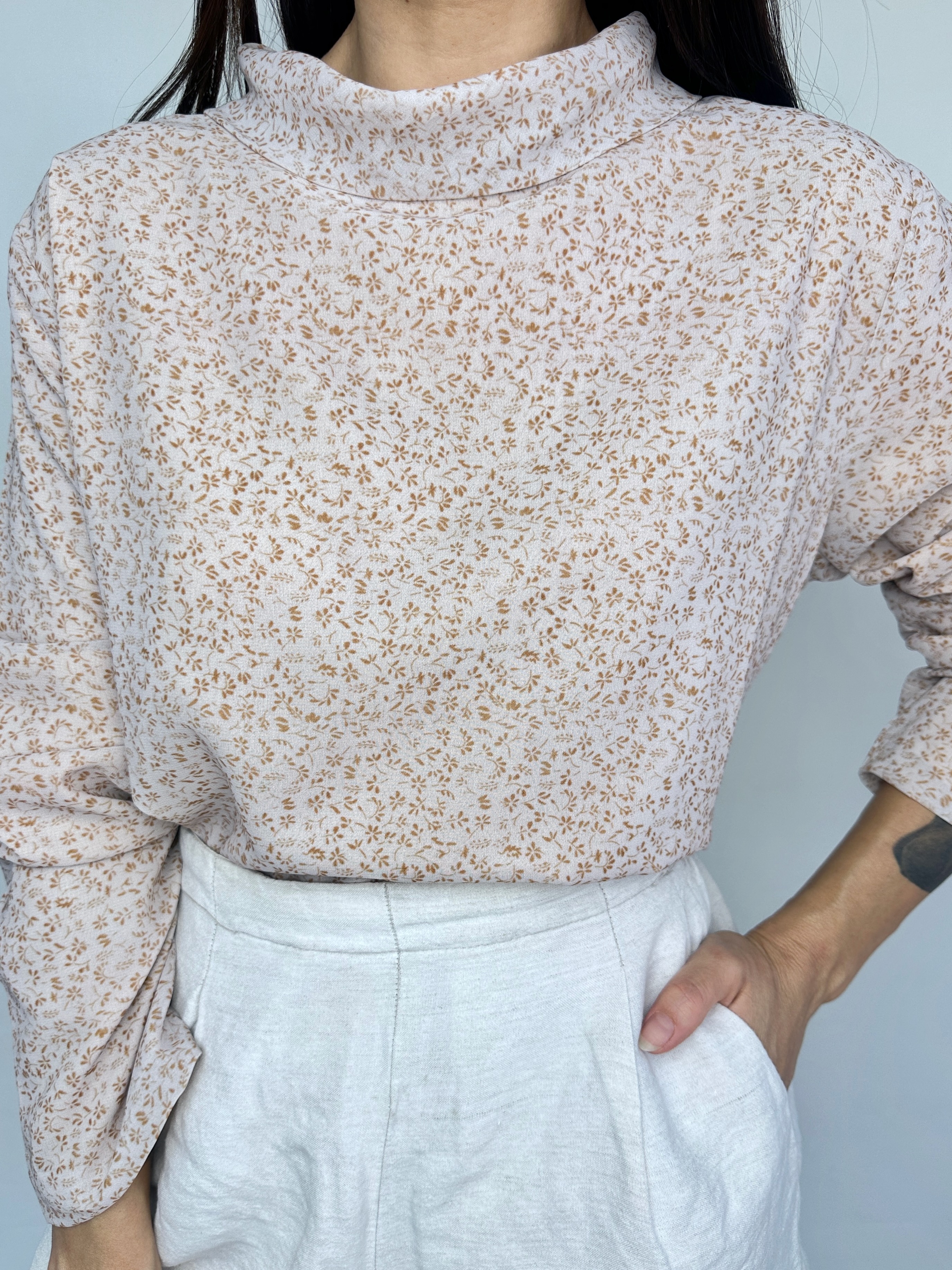 POLERA MANGA LARGA FLORCITAS | L 2