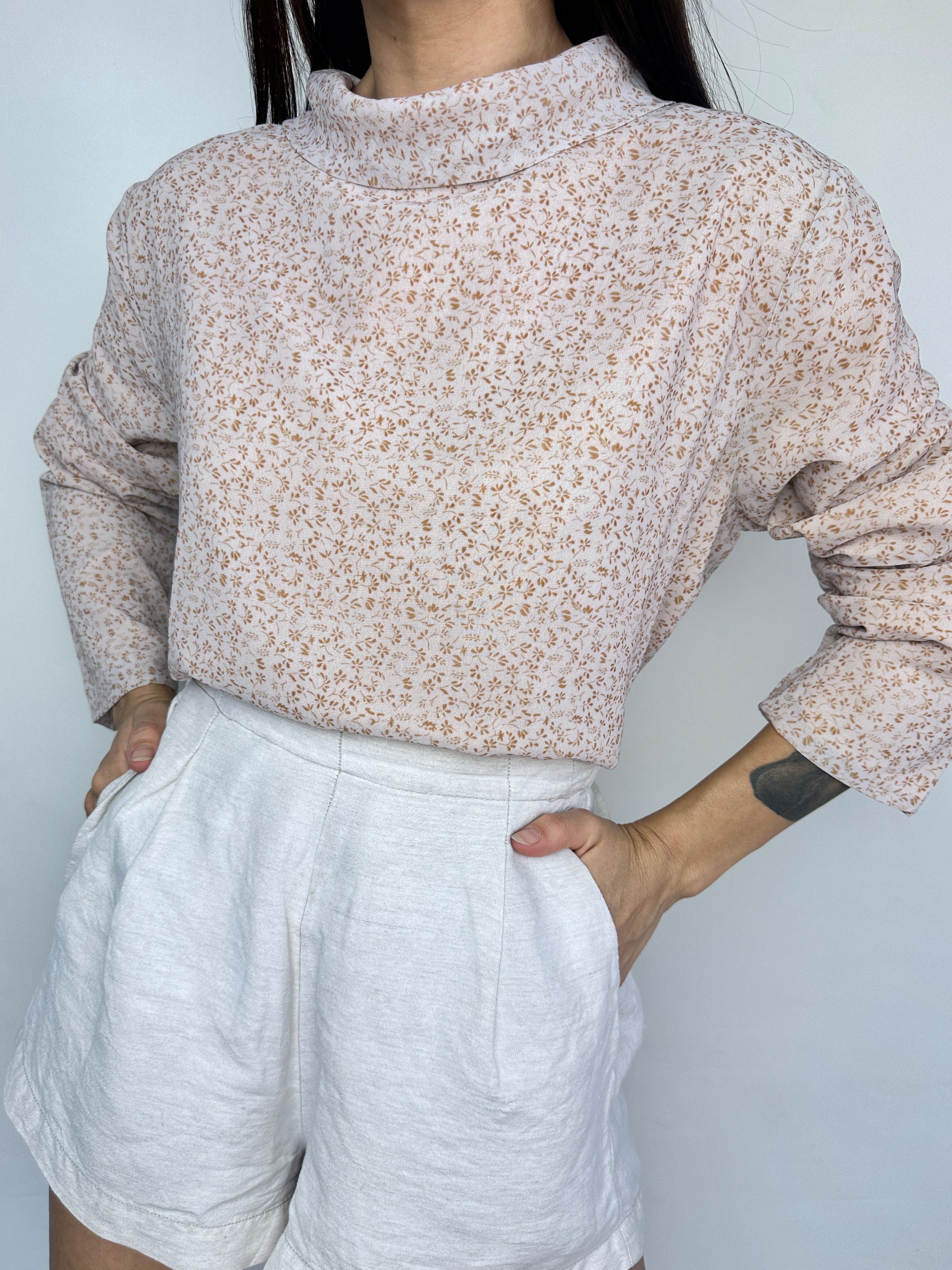 POLERA MANGA LARGA FLORCITAS | L 1