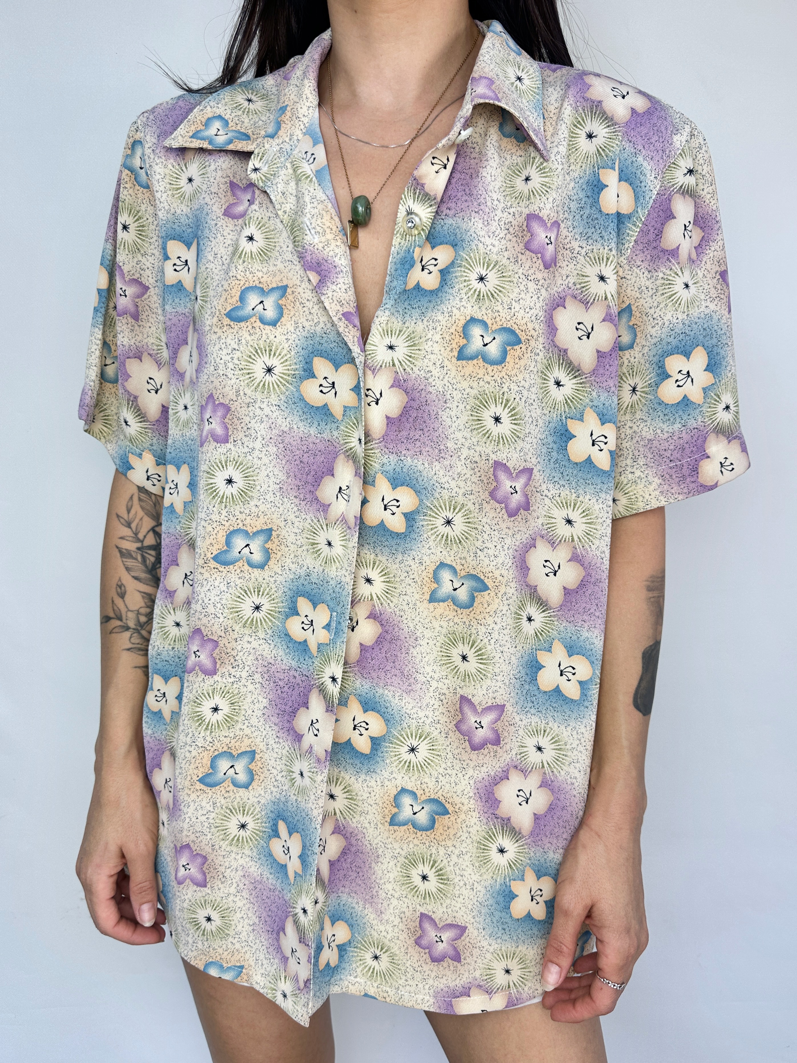 BLUSA VINTAGE FLORES | XL 6