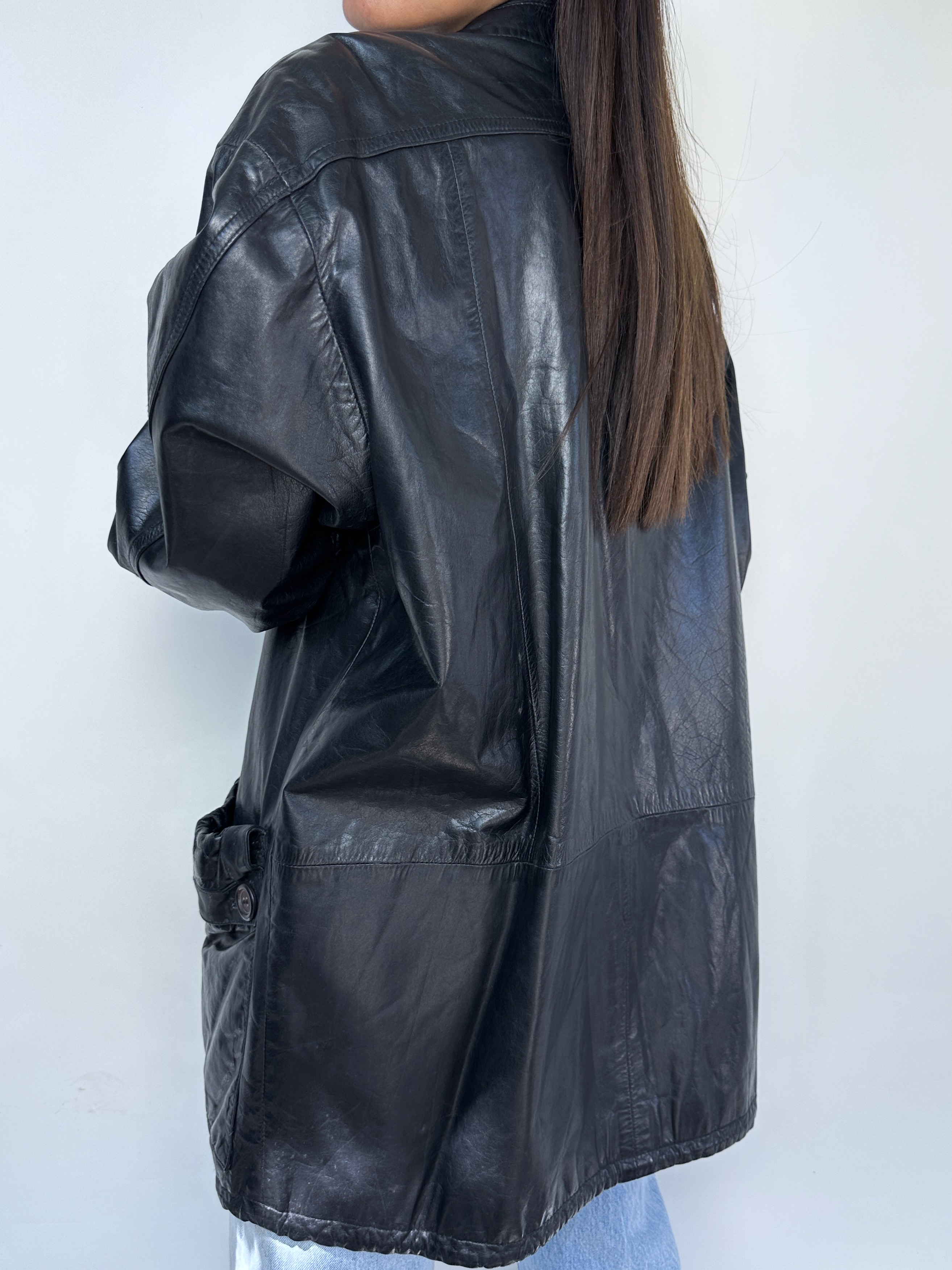 CHAQUETA CUERO VINTAGE I 2XL 2