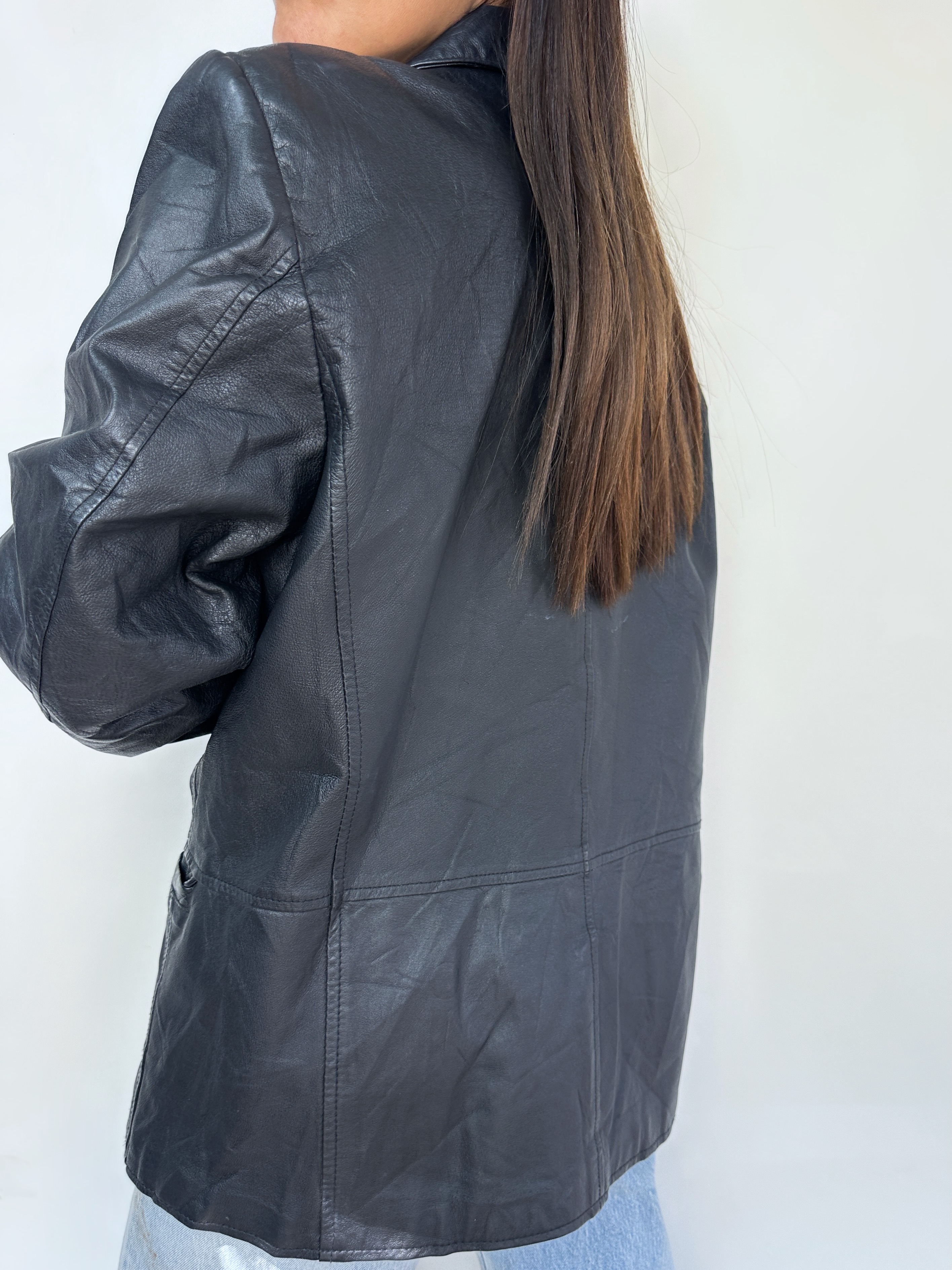 CHAQUETA CUERO VINTAGE I L  3