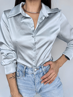BLUSA GRIS PLATA I S