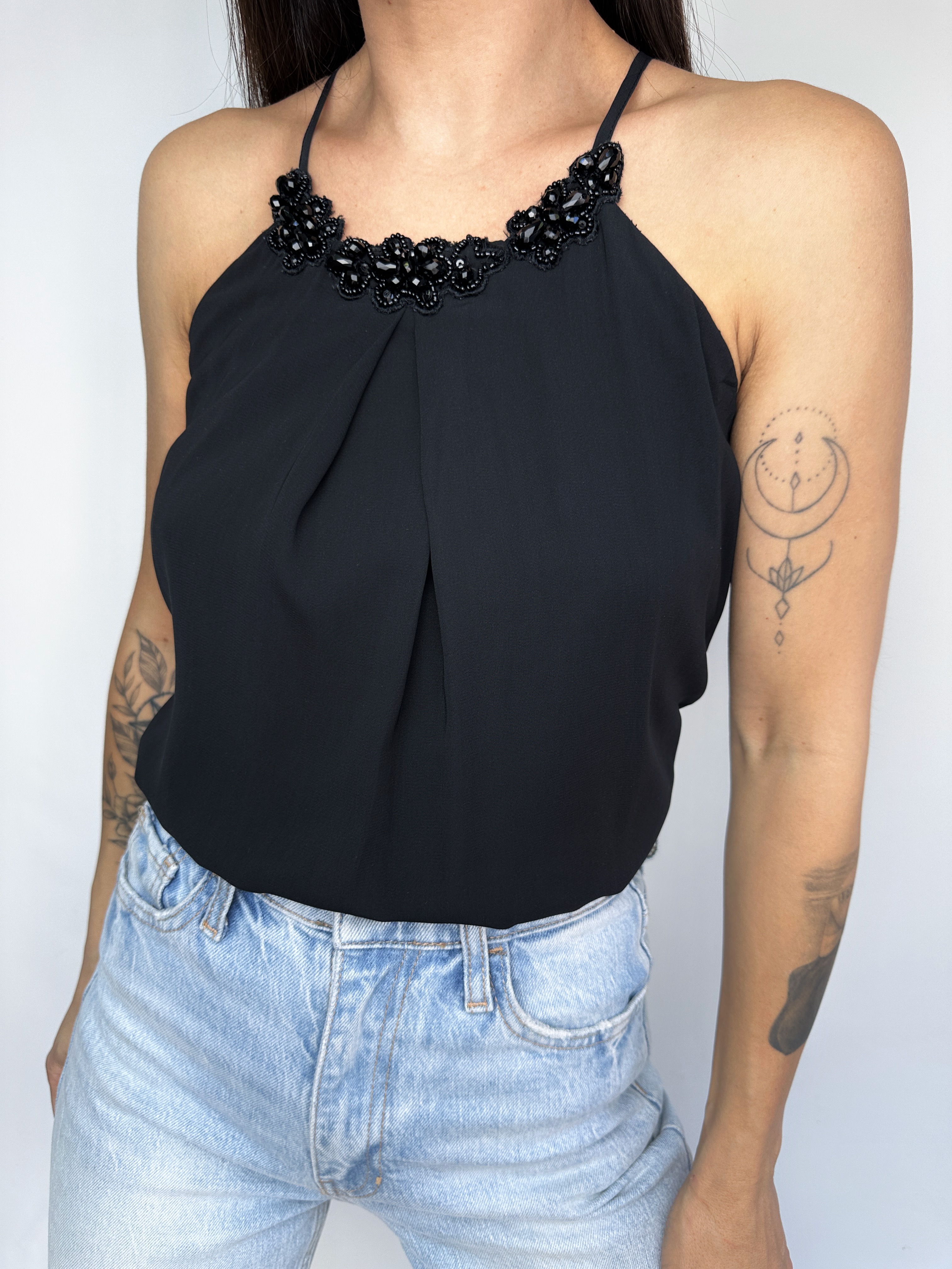 TOP MOSTACILLAS NEGRO I S 3