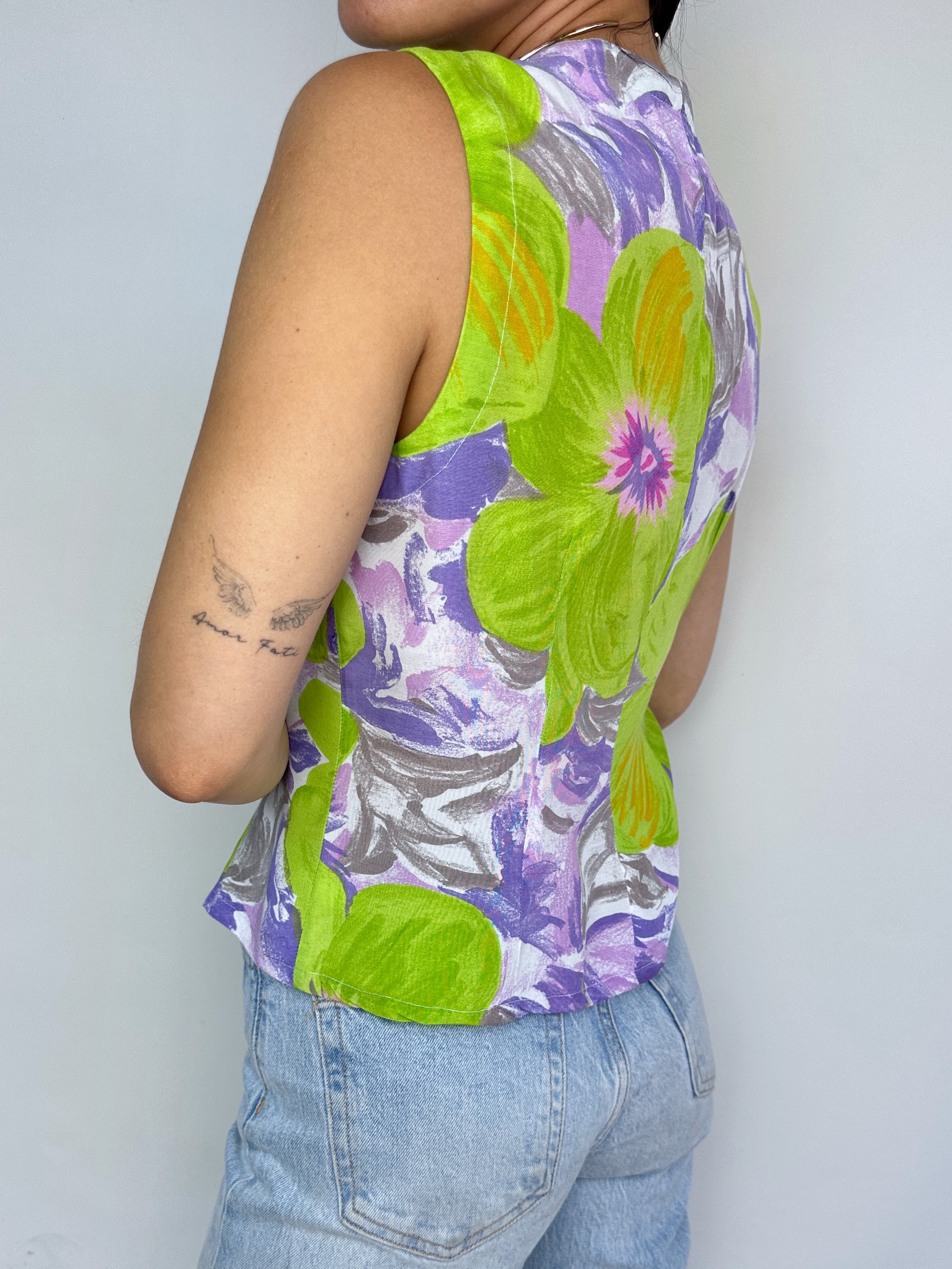 BLUSA FLORAL VINTAGE I S 3