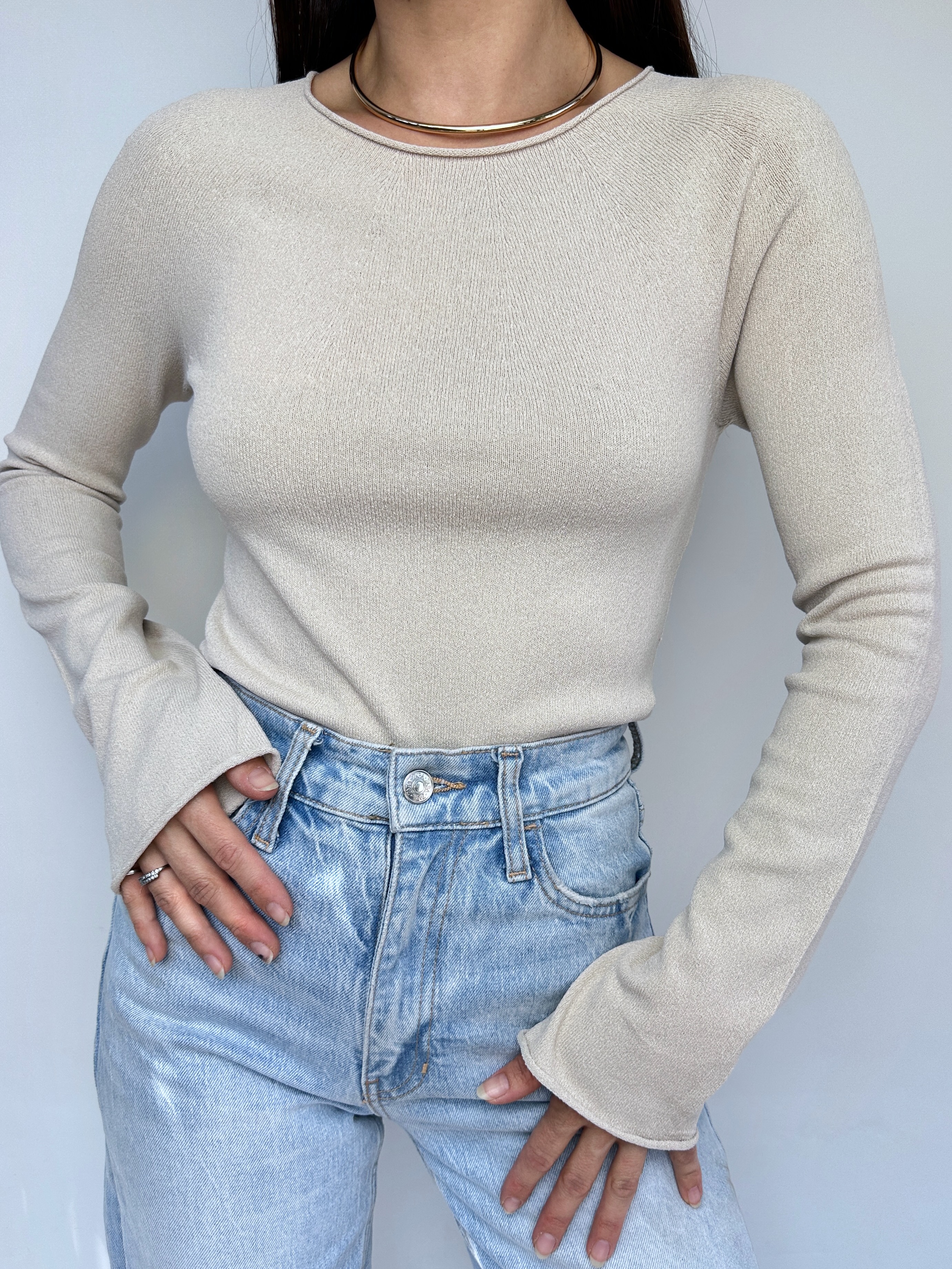 POLERA TEJIDA BANANA REPUBLIC I XS 5