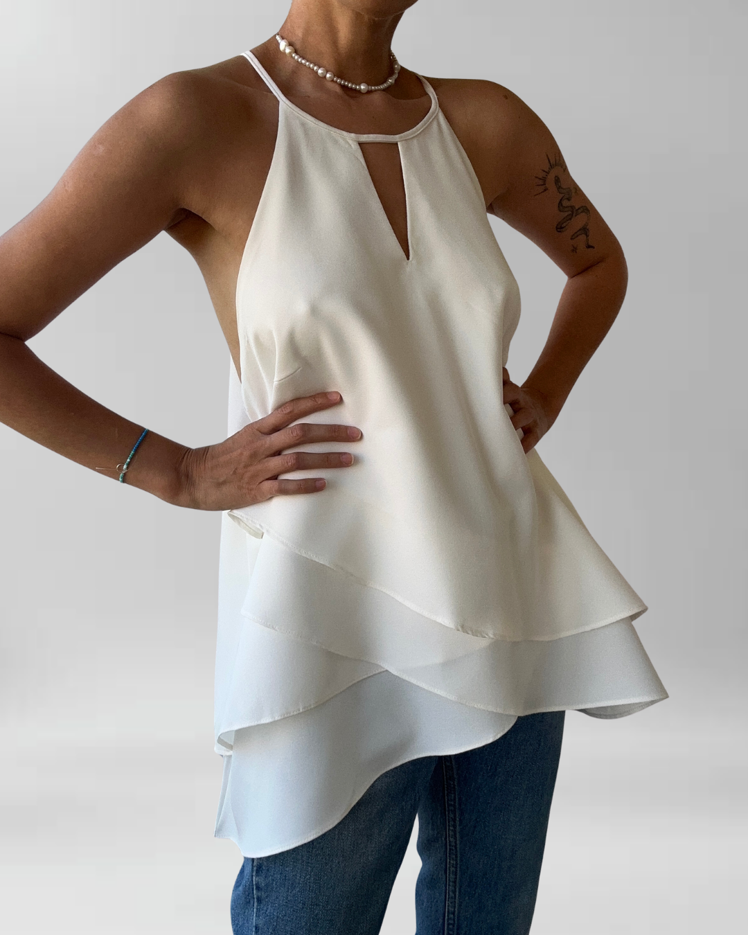 POLERA BLANCA | L-XL 1