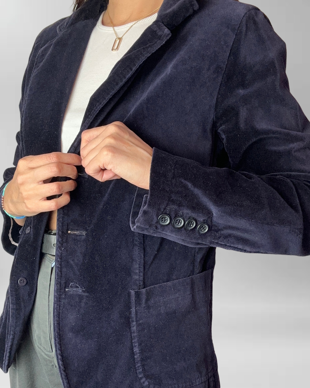 BLAZER J. CREW VELVET I ALGODÓN I M  3