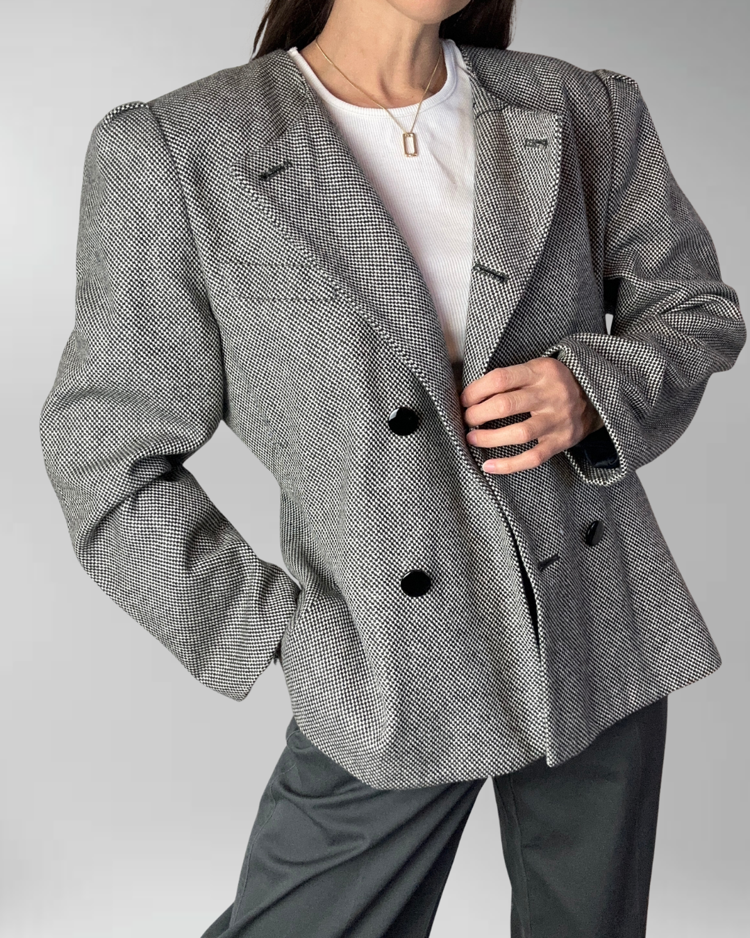 BLAZER TWEED LANA BLEND I L-XL 4