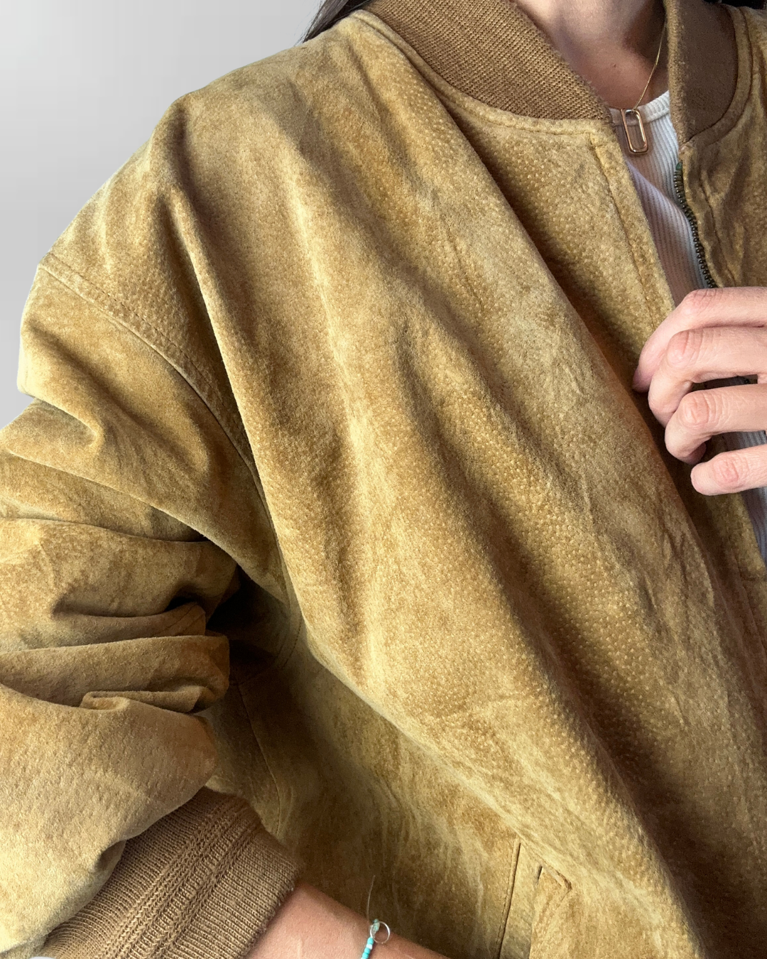 CHAQUETA CUERO CAMEL I XL-3XL 5