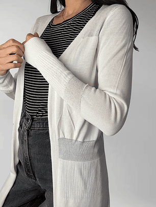 CHALECO TAPADO BLANCO I XS