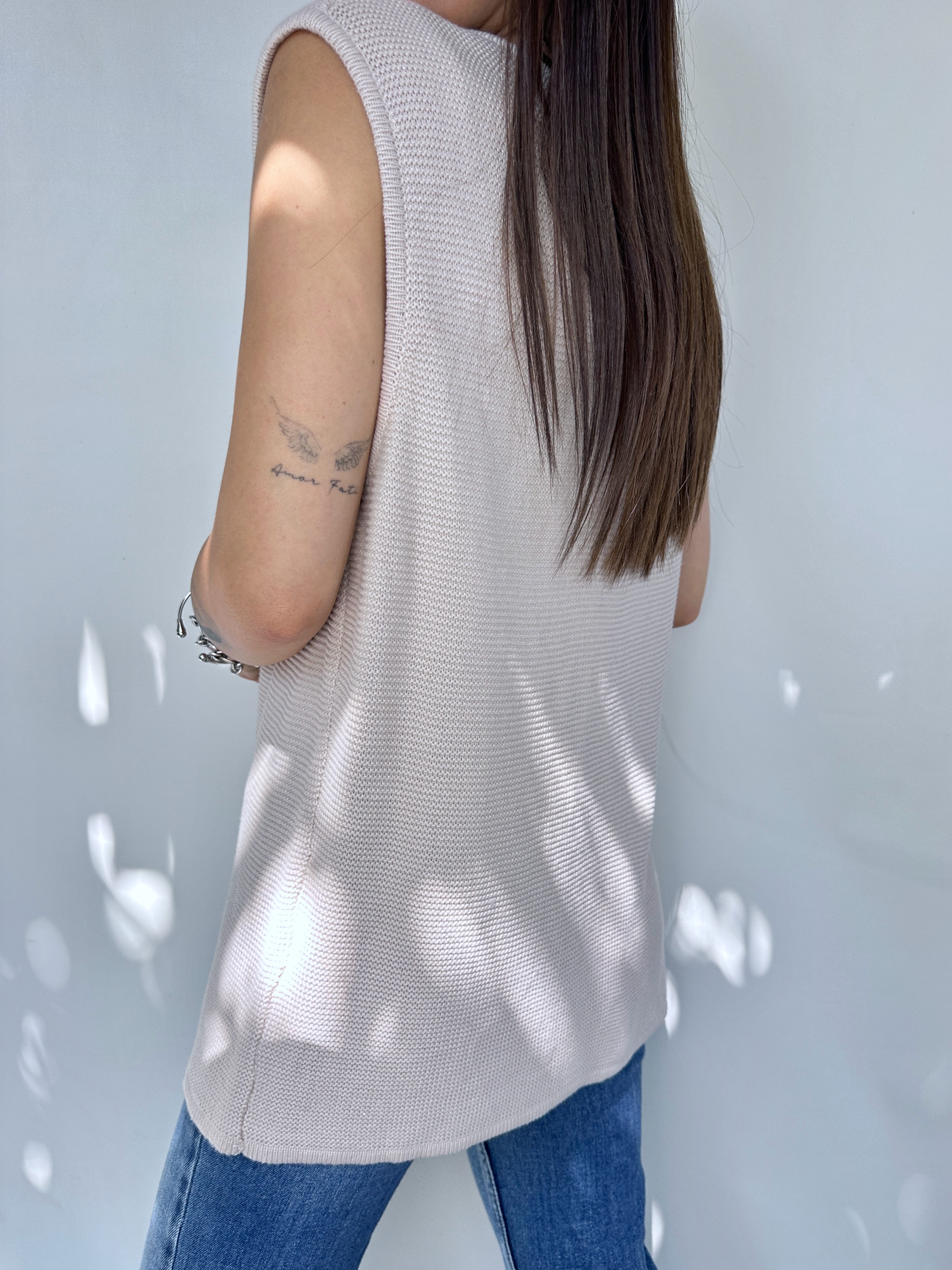 CHALECO VEST LAZOS I ALGODÓN BLEND I M 4