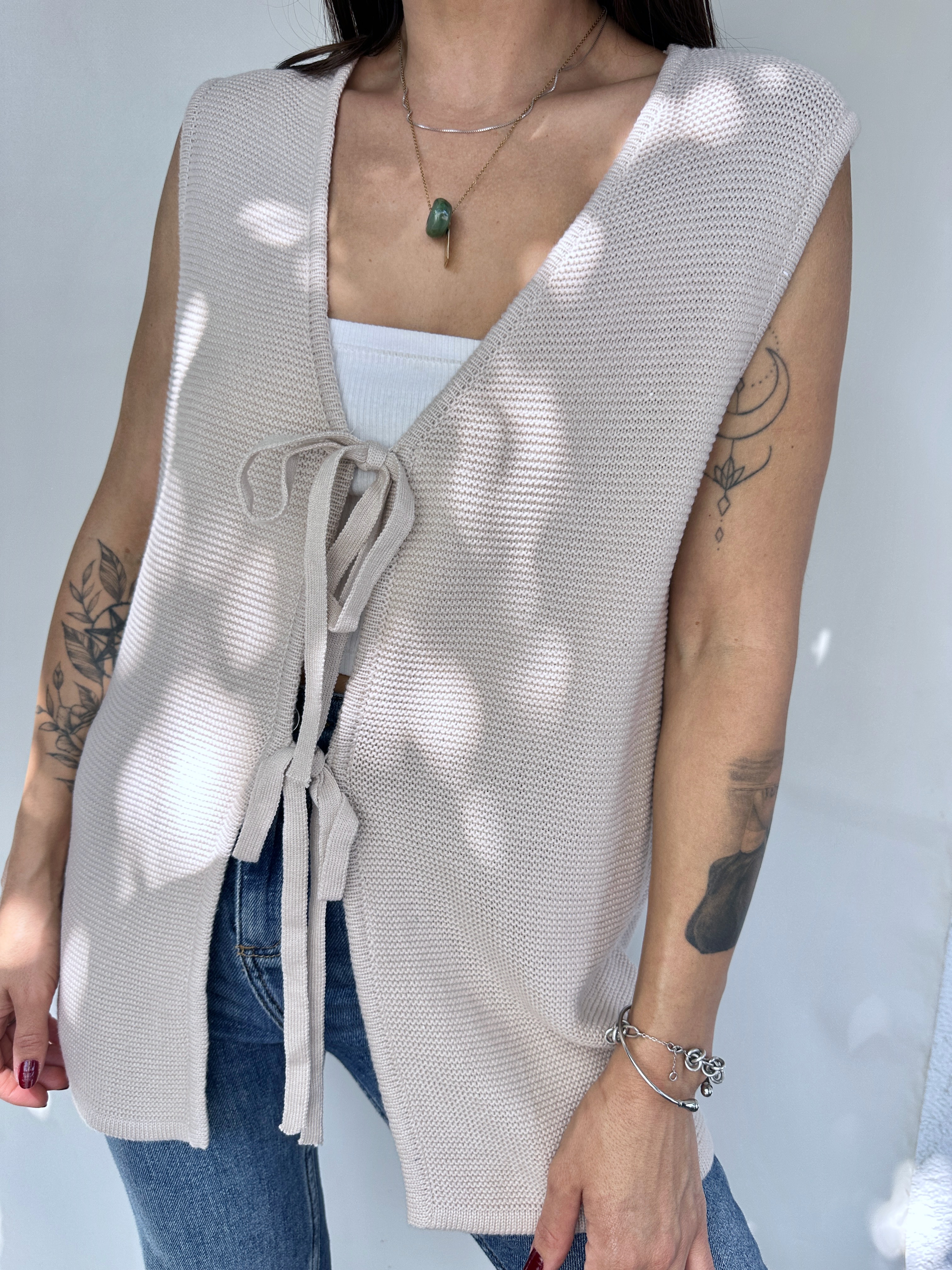 CHALECO VEST LAZOS I ALGODÓN BLEND I M 6