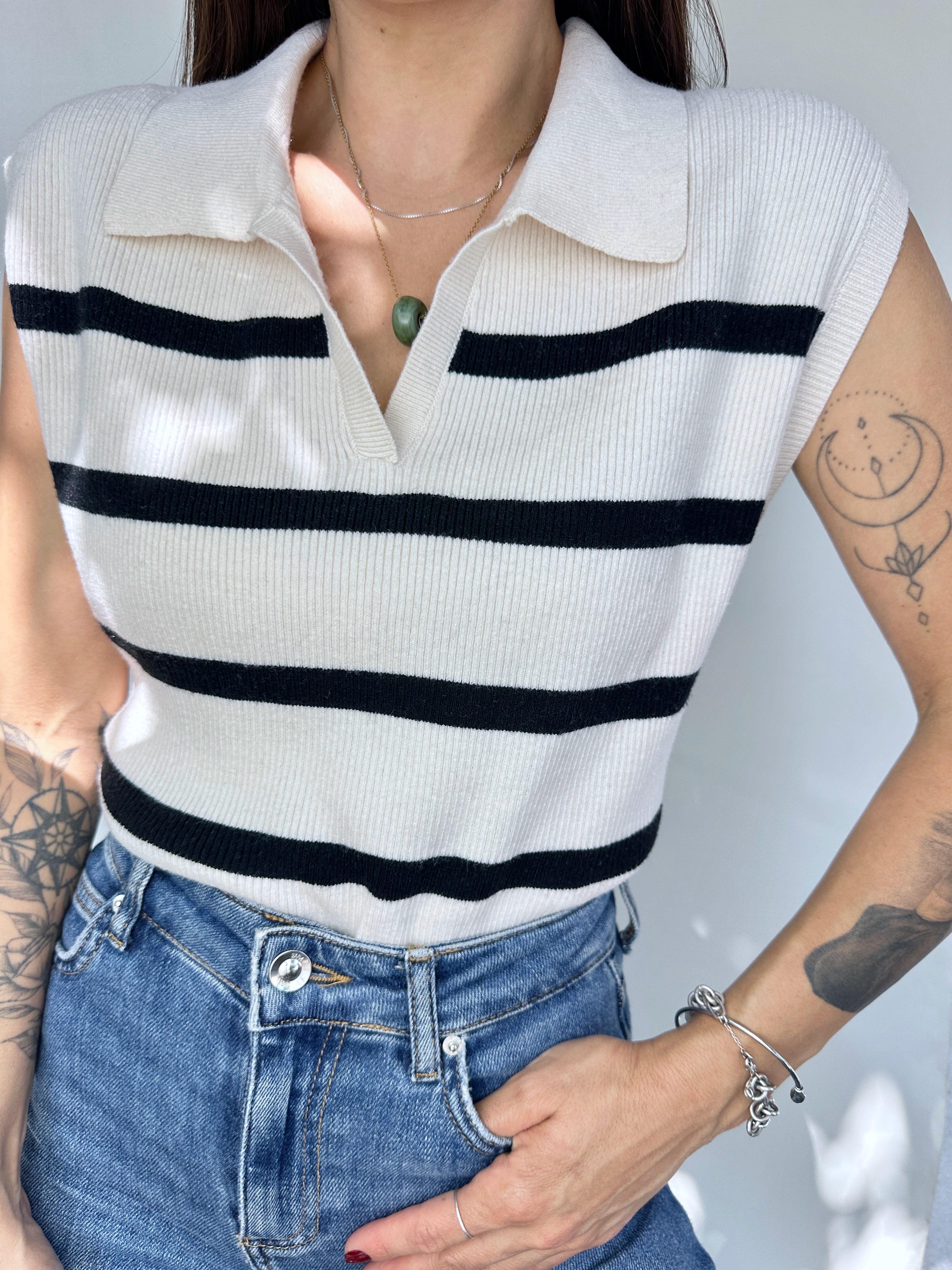 SWEATER VEST RAYAS I S-M 6