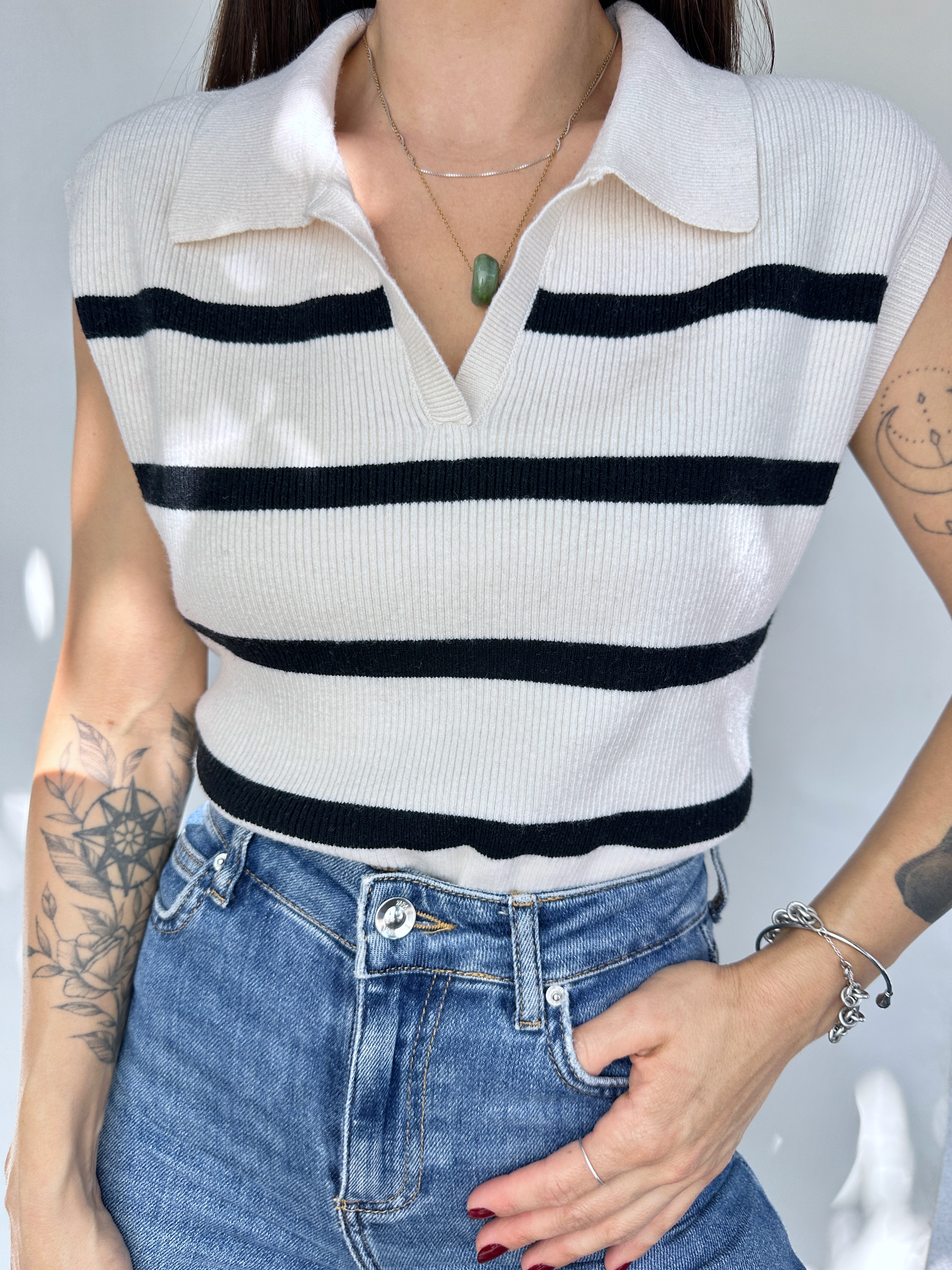 SWEATER VEST RAYAS I S-M 7