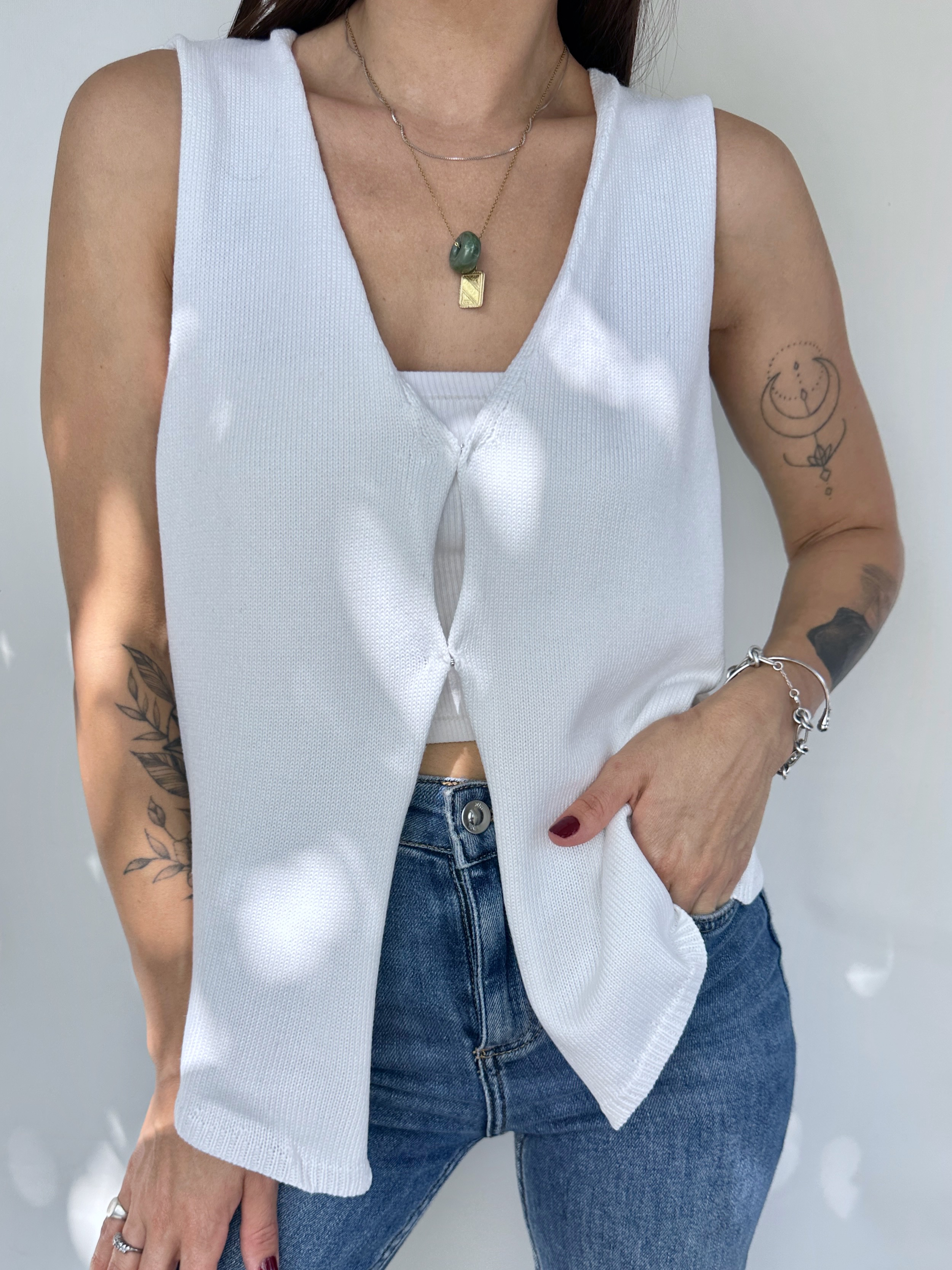 CHALECO VEST BLANCO I M-L 4