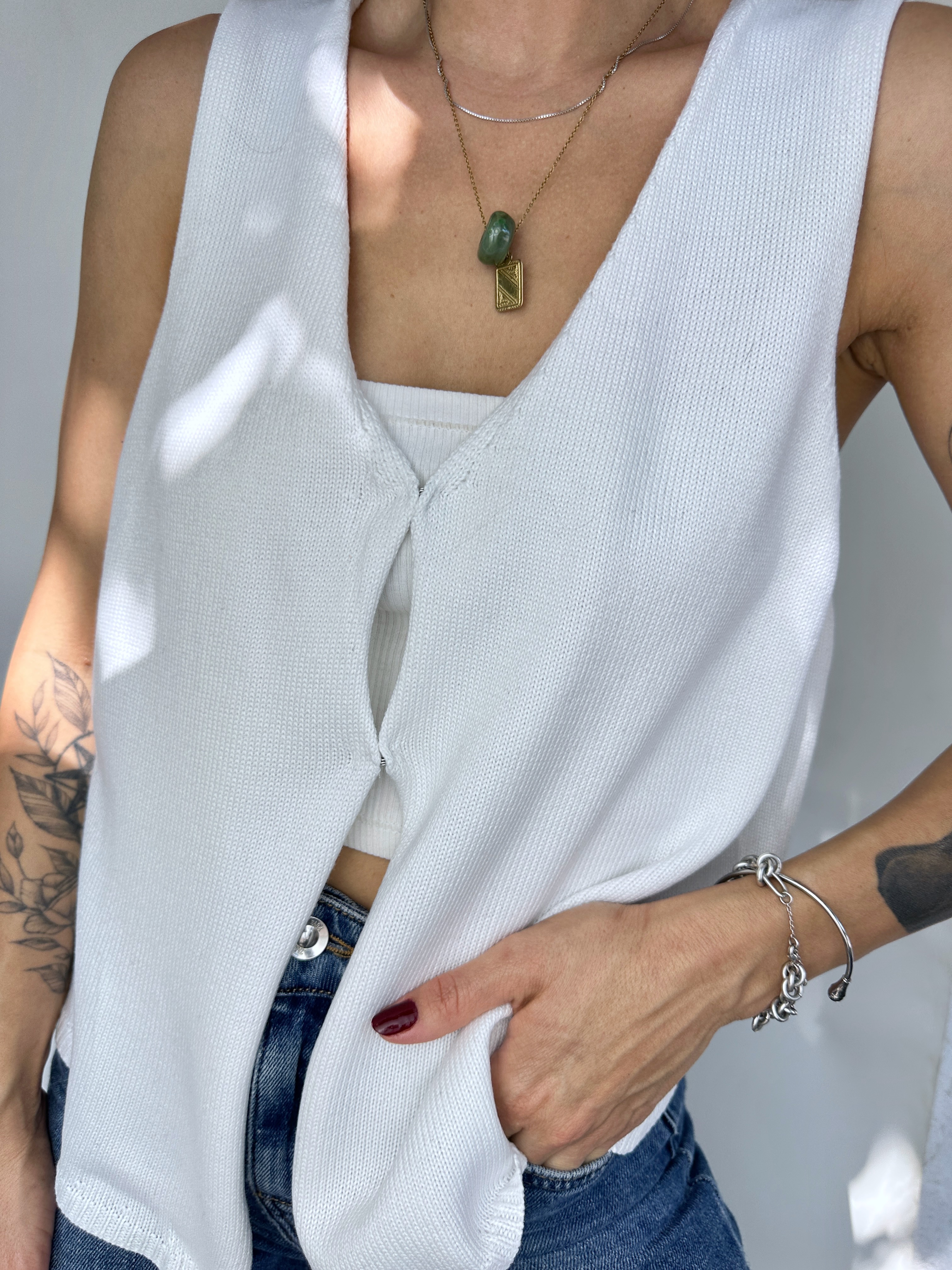CHALECO VEST BLANCO I M-L 1