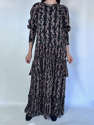 VESTIDO ZARA VOLANTES I S-M