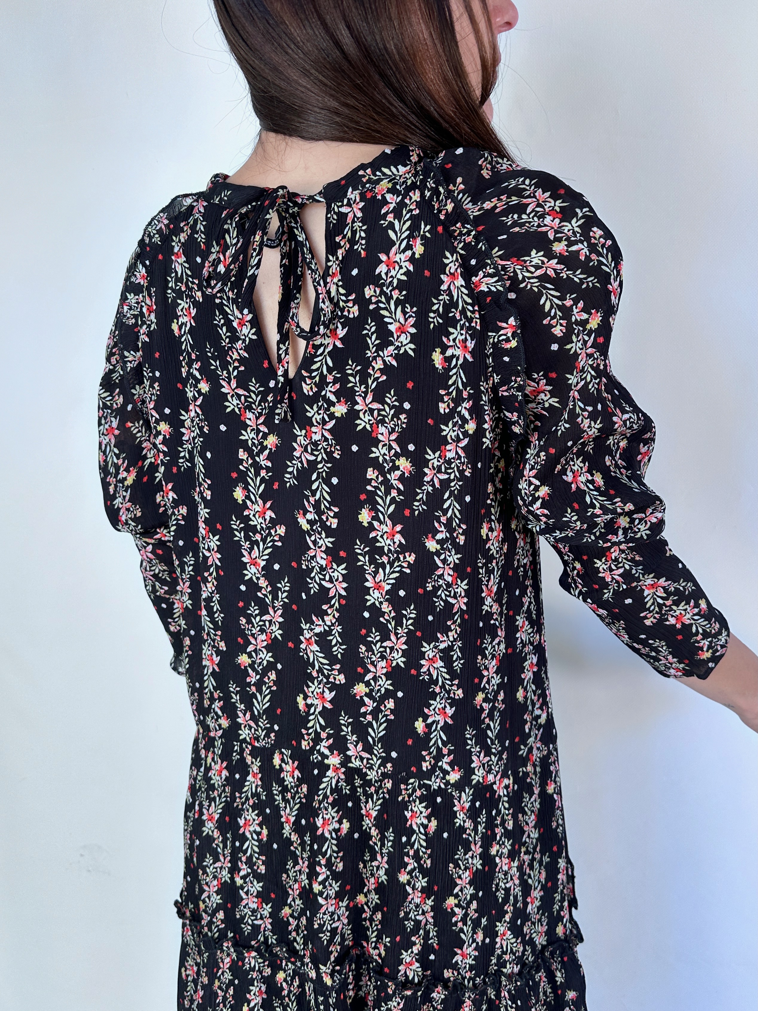 VESTIDO ZARA VOLANTES I S-M 7