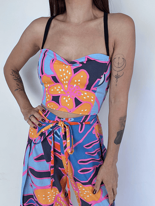 CONJUNTO TROPICAL I LINO BLEND I XS-S