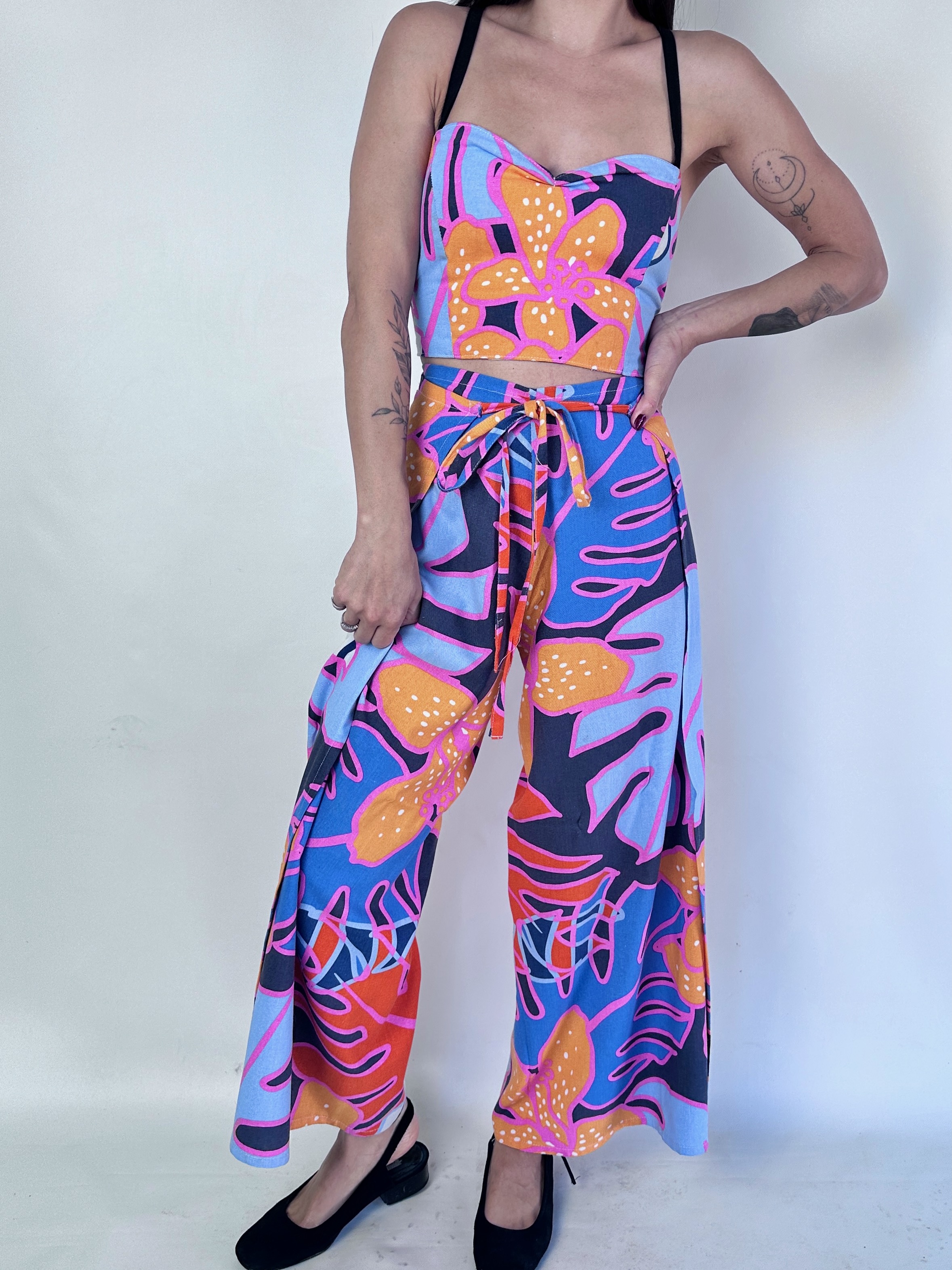 CONJUNTO TROPICAL I LINO BLEND I XS-S 1