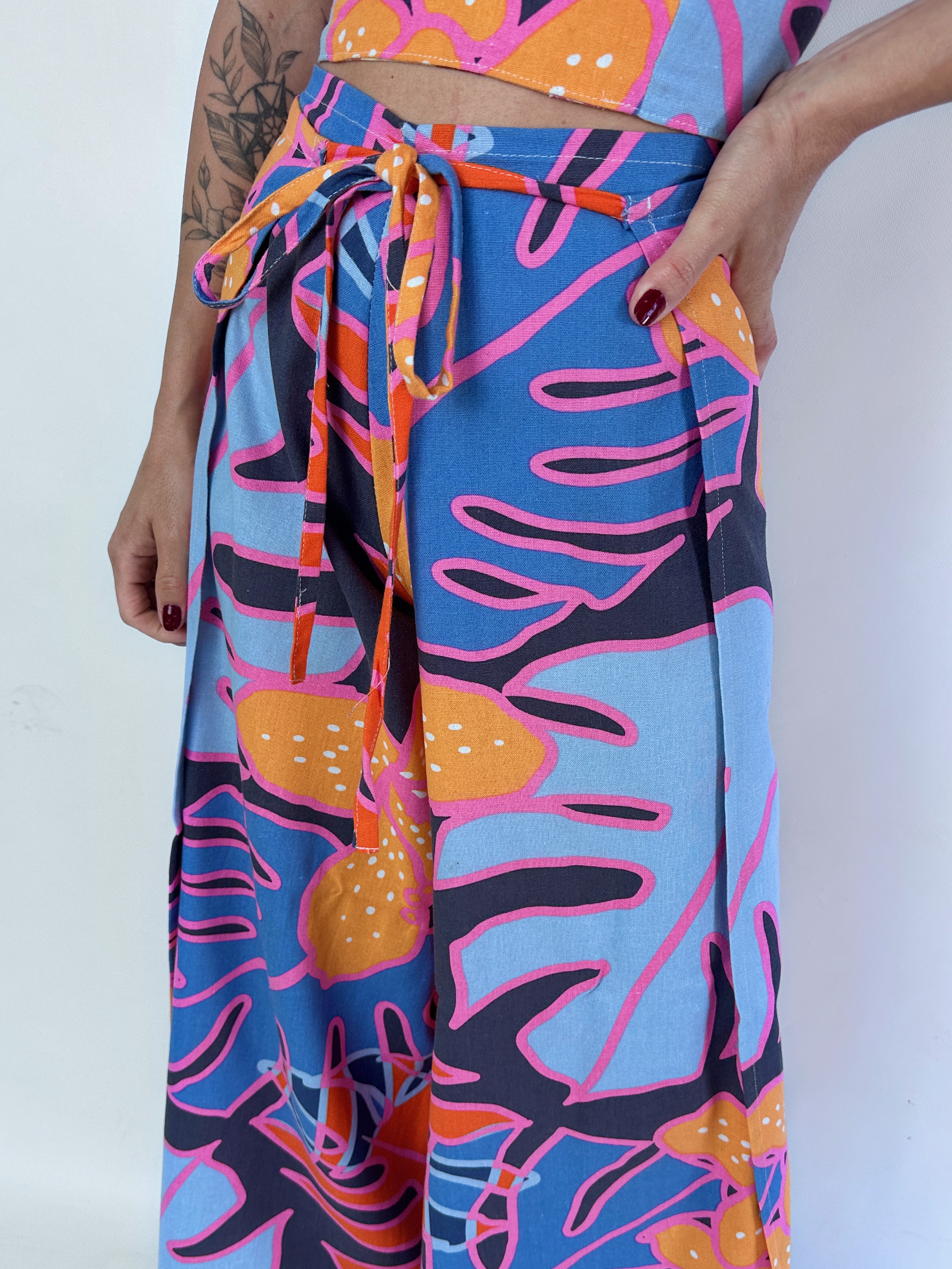CONJUNTO TROPICAL I LINO BLEND I XS-S 6