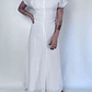 VESTIDO BLANCO I ALGODÓN-LINO BLEND I XS - Miniatura 1