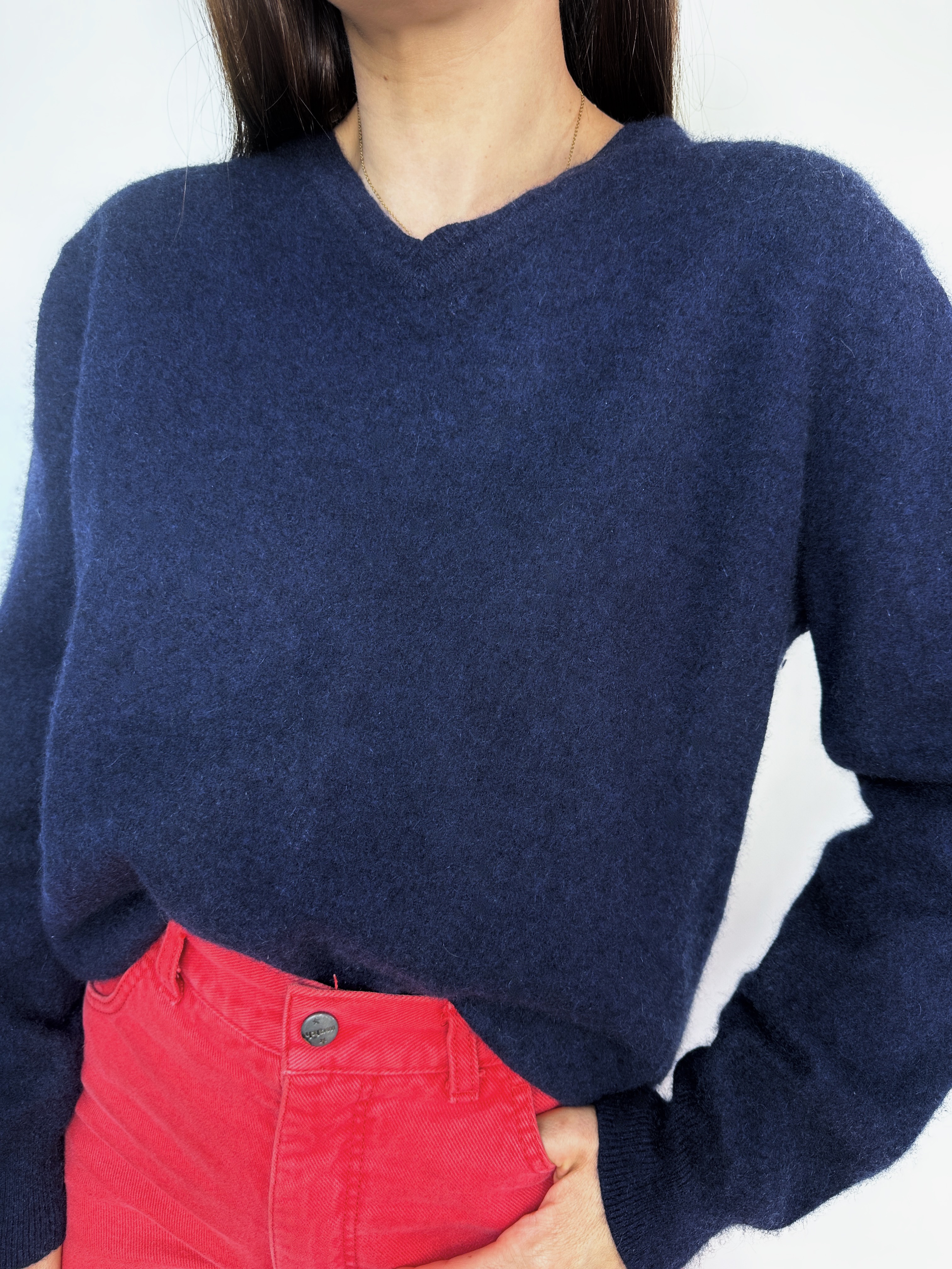 SWEATER BLACK BROWN I 100% CHACHEMIRA I M 2