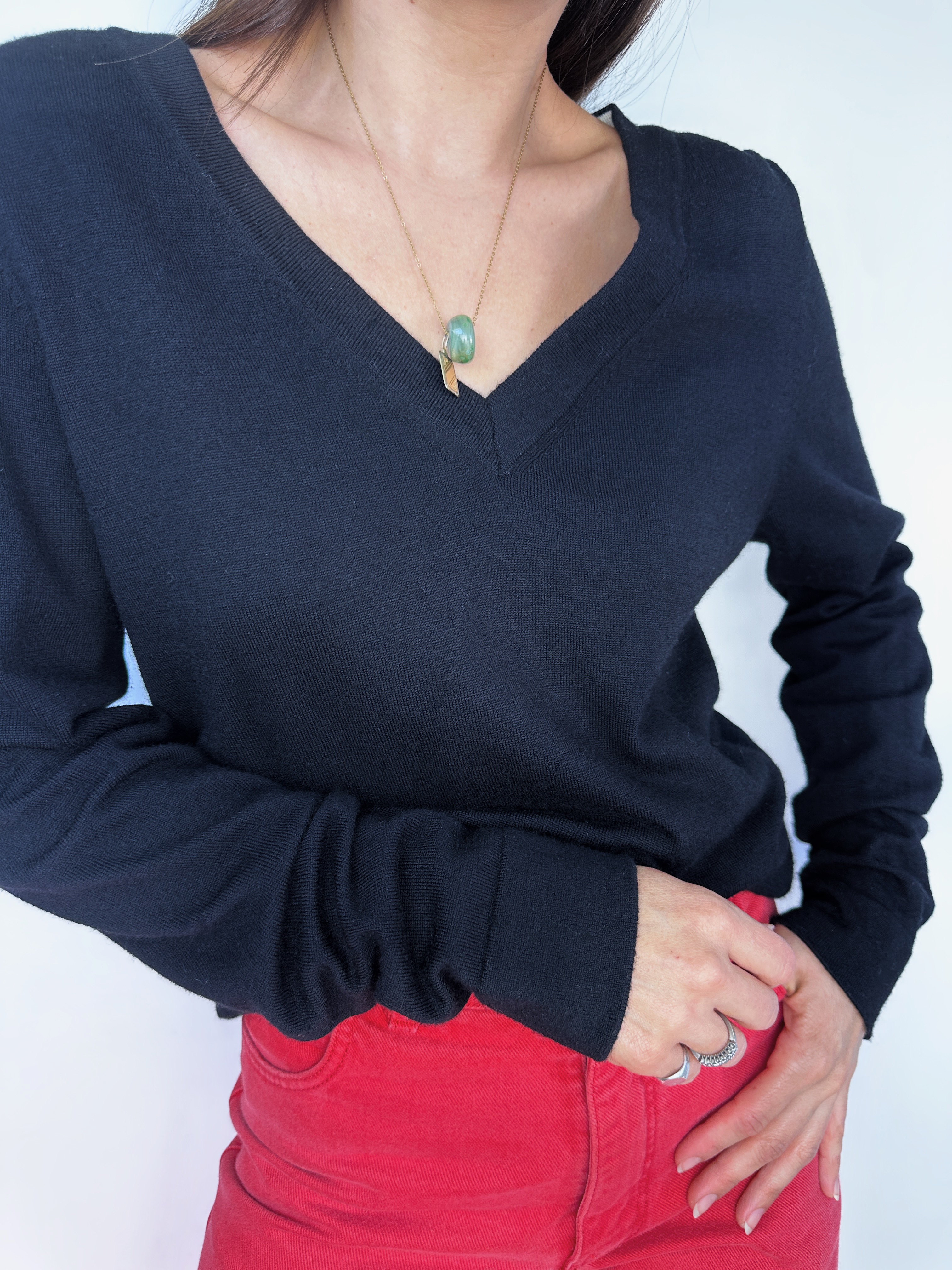 SWEATER BANANA REPUBLIC I LANA MERINO I M 1