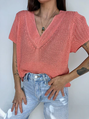 POLERA TEJIDA | L-XL