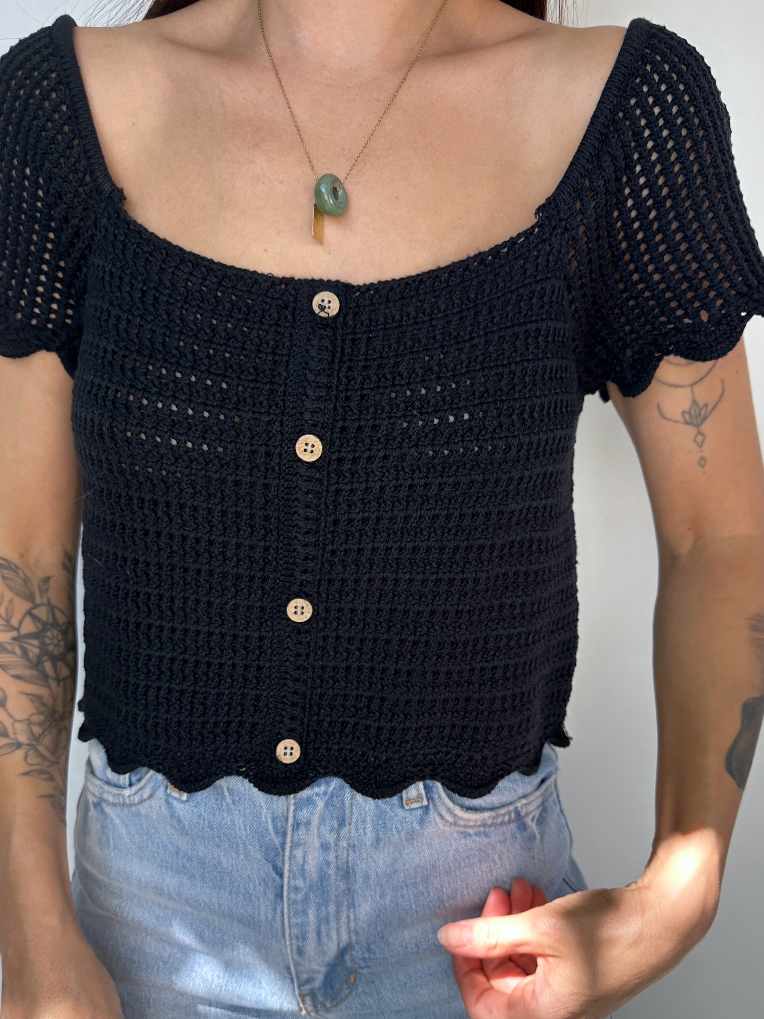 POLERA TEJIDA ALGODÓN BLEND I S-M 4