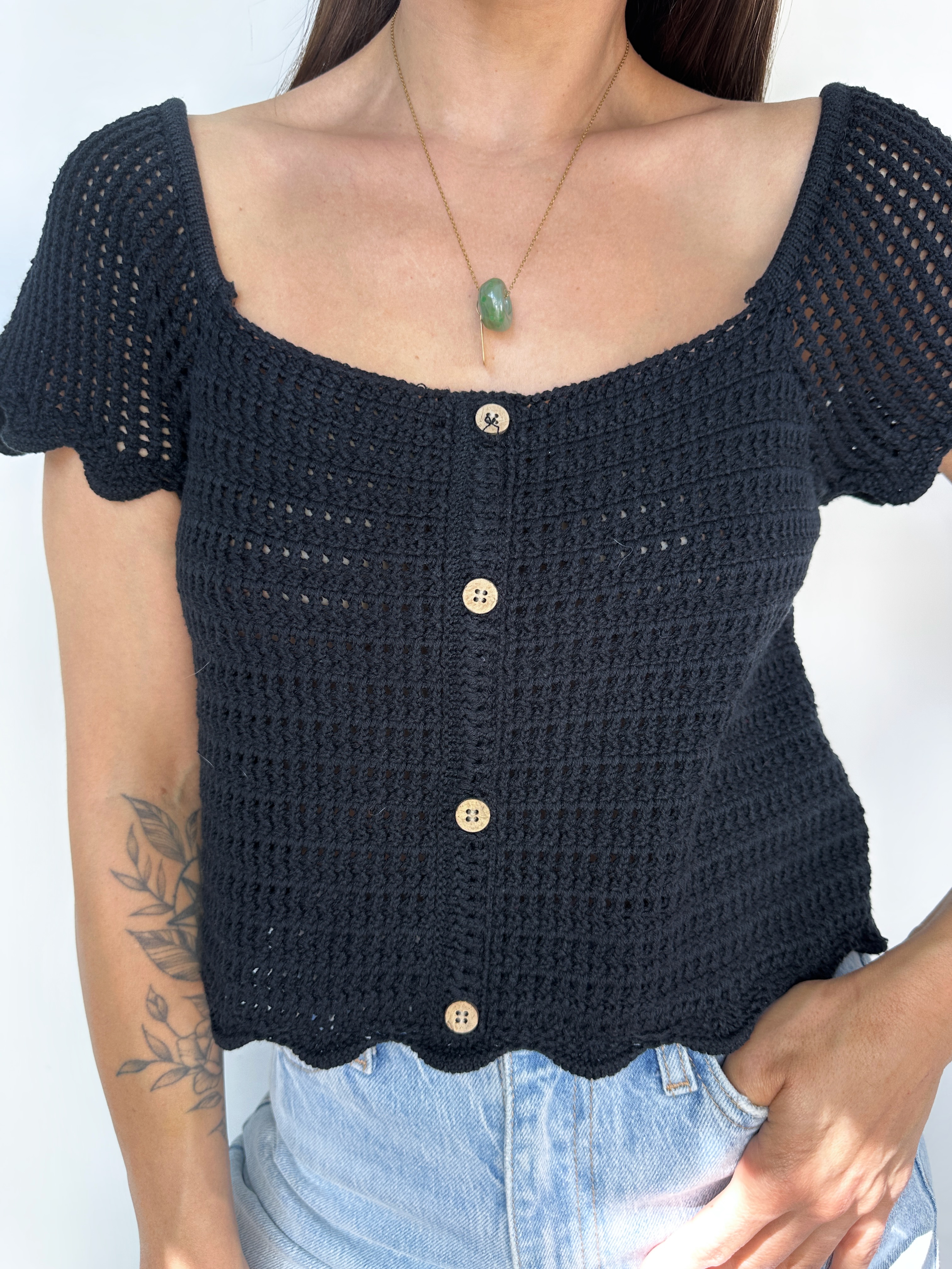 POLERA TEJIDA ALGODÓN BLEND I S-M 6