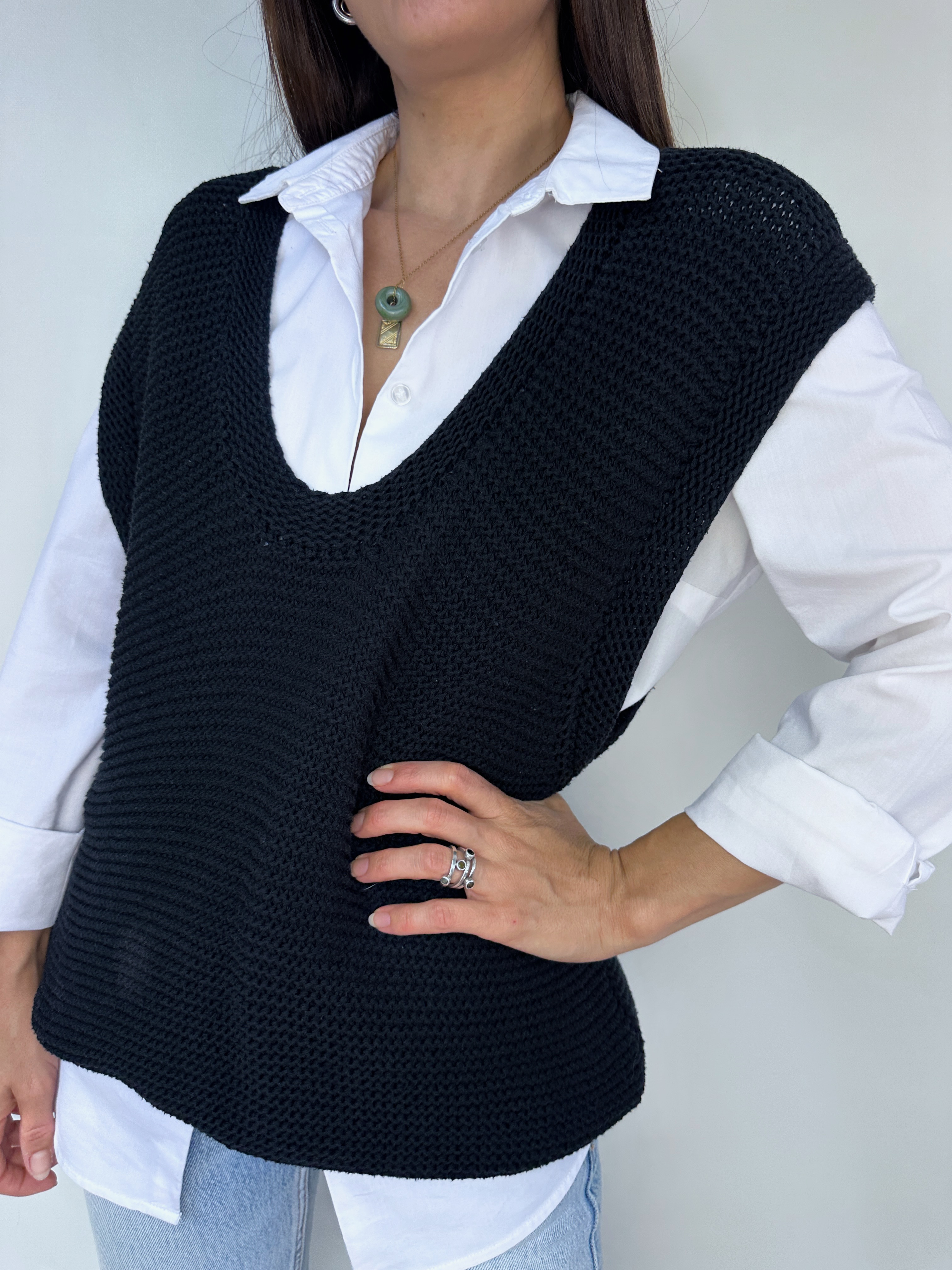 SWEATER VEST | BCBGMAXAZRIA | M-L 4