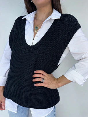 SWEATER VEST BCBGMAXAZRIA | M-L