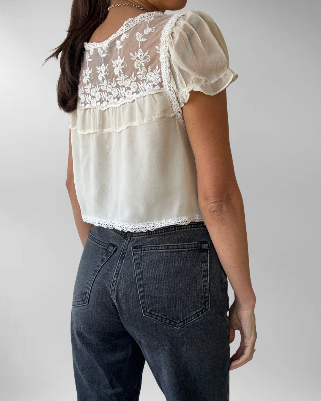 TOP ENCAJES SEDA | L 2