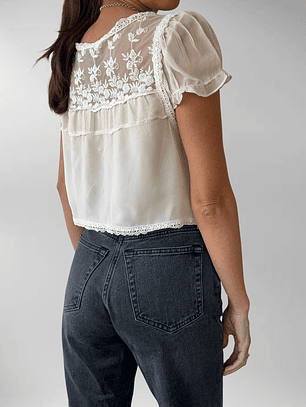 TOP ENCAJES SEDA | L