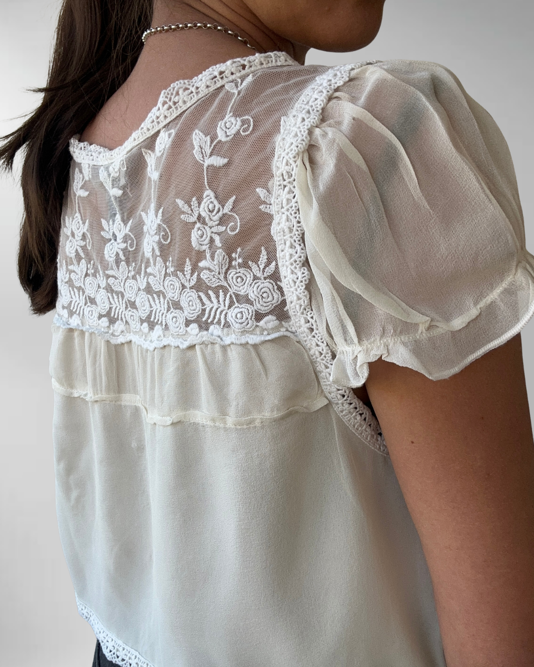 TOP ENCAJES SEDA | L 6