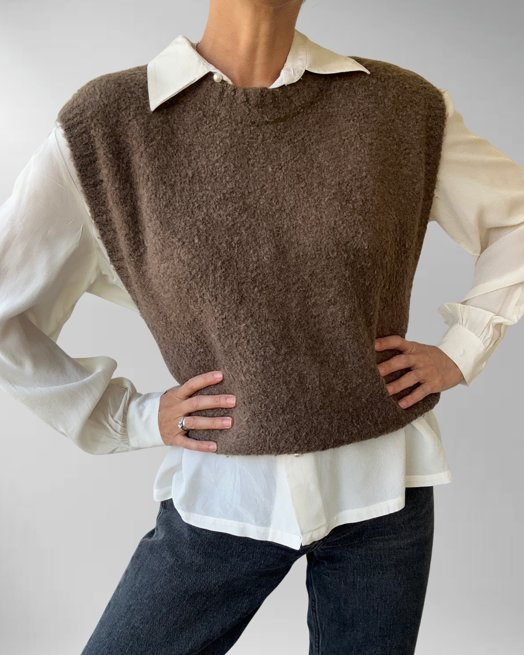 SWEATER VEST MADEWELL CAFÉ | L 1