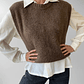 SWEATER VEST MADEWELL CAFÉ | L - Miniatura 1