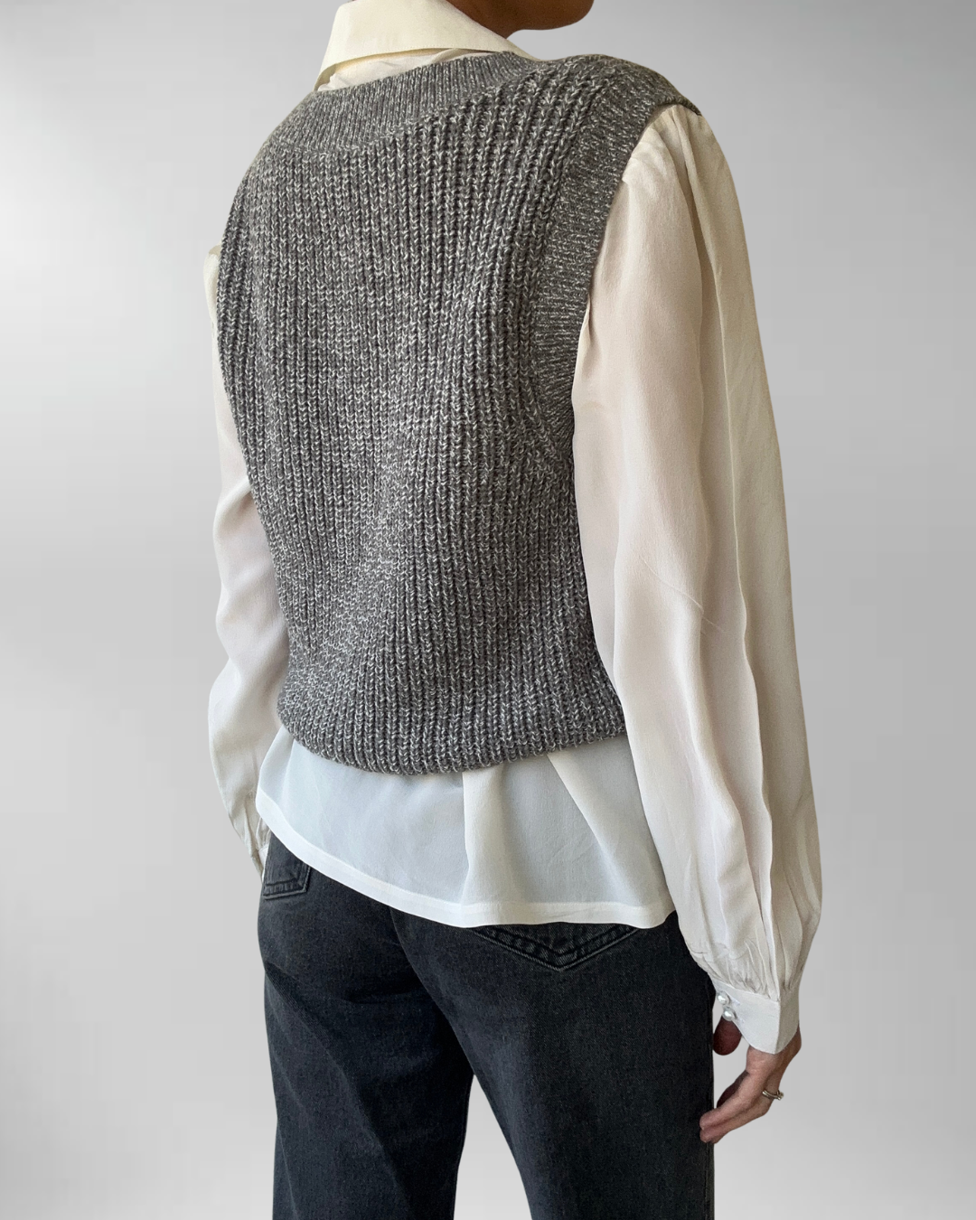 SWEATER VEST GRIS | M 3