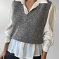 SWEATER VEST GRIS | M - Miniatura 1