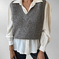 SWEATER VEST GRIS | M - Miniatura 2
