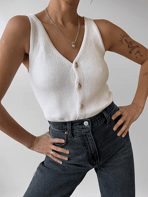 CHALECO VEST BLANCO | XS