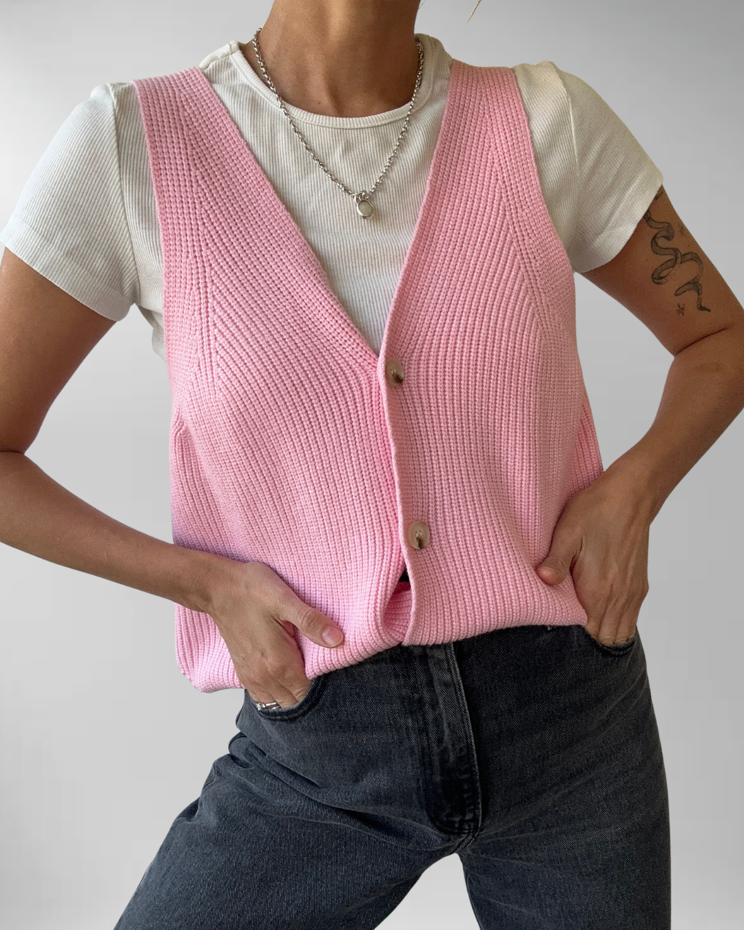 CHALECO VEST ROSADO | S 1