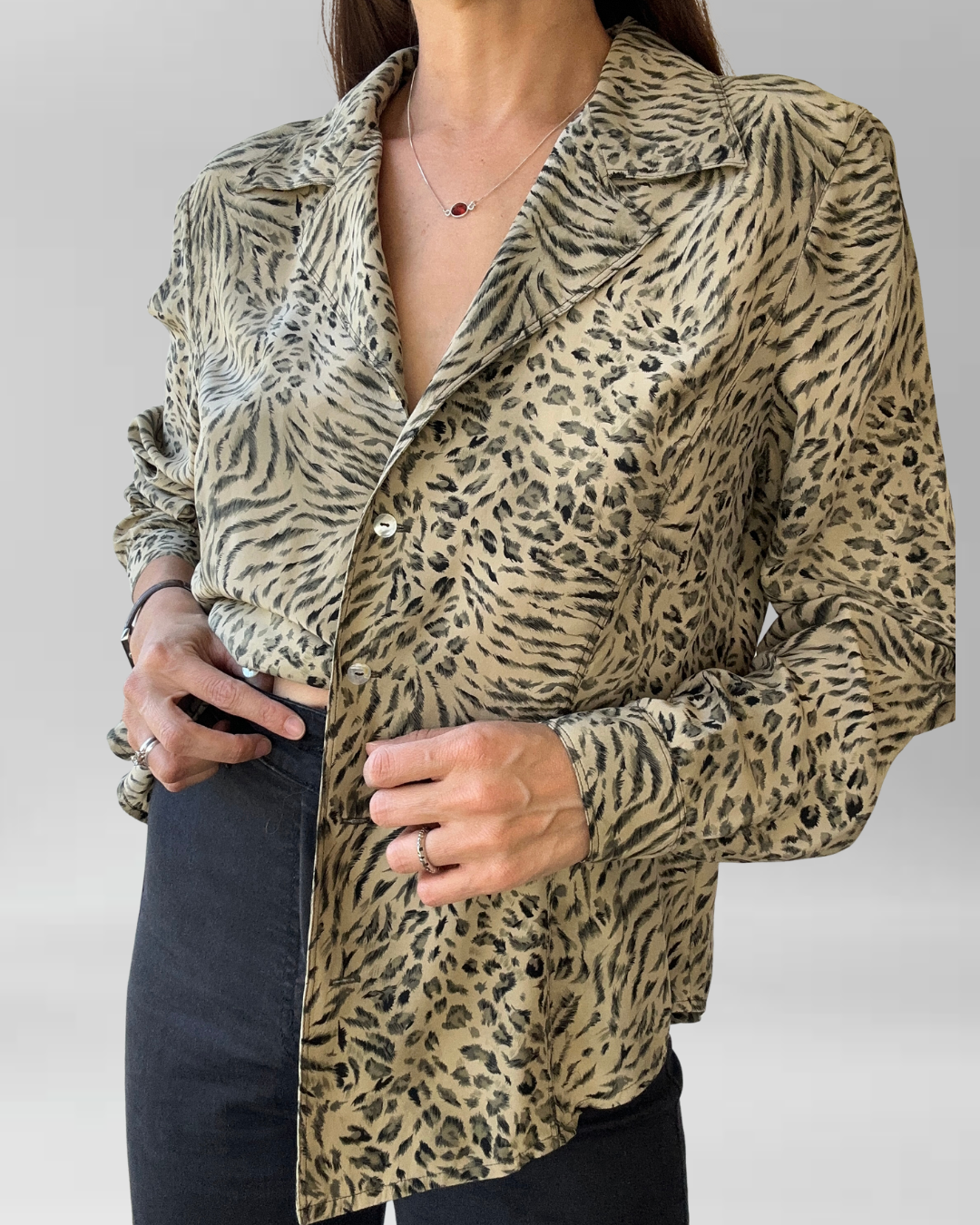 BLUSA SEDA VINTAGE | S-M 4