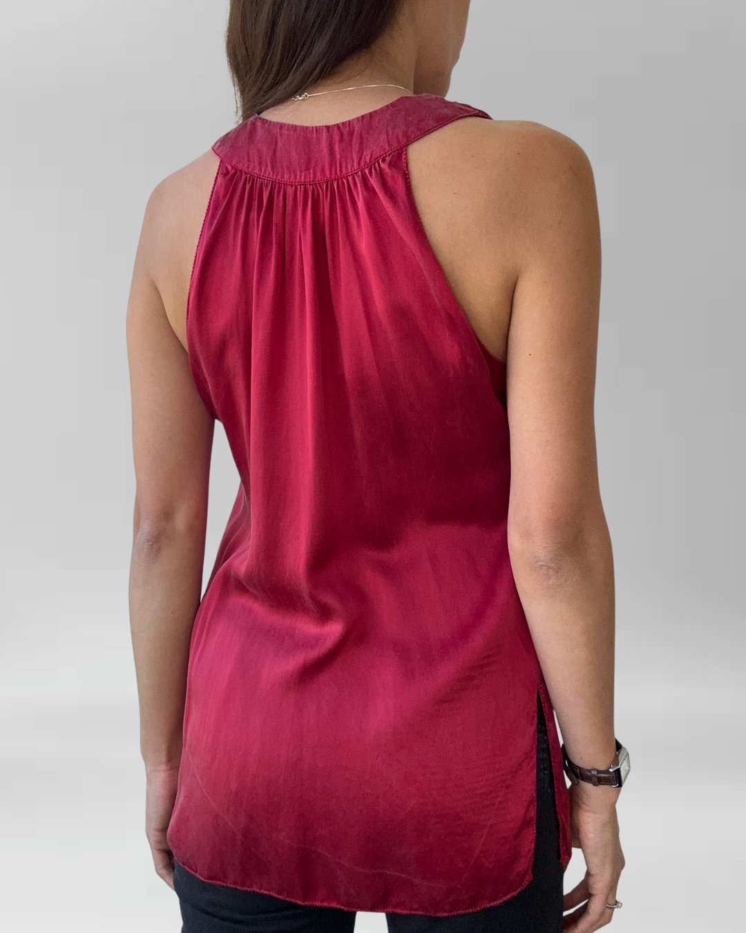 POLERA ROJA SEDA | S 5