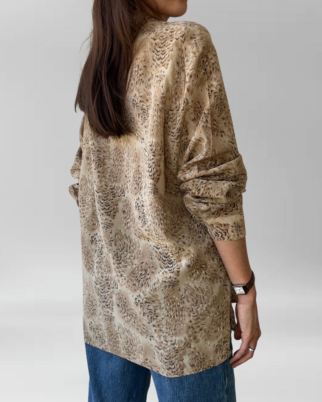 BLUSA ANIMAL PRINT SEDA | L-XL 3