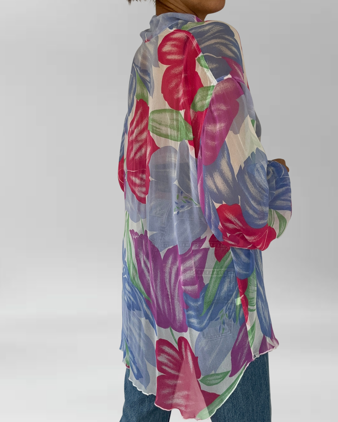 BLUSA COLORES SEMITRANSPARENTE | L-2XL 2