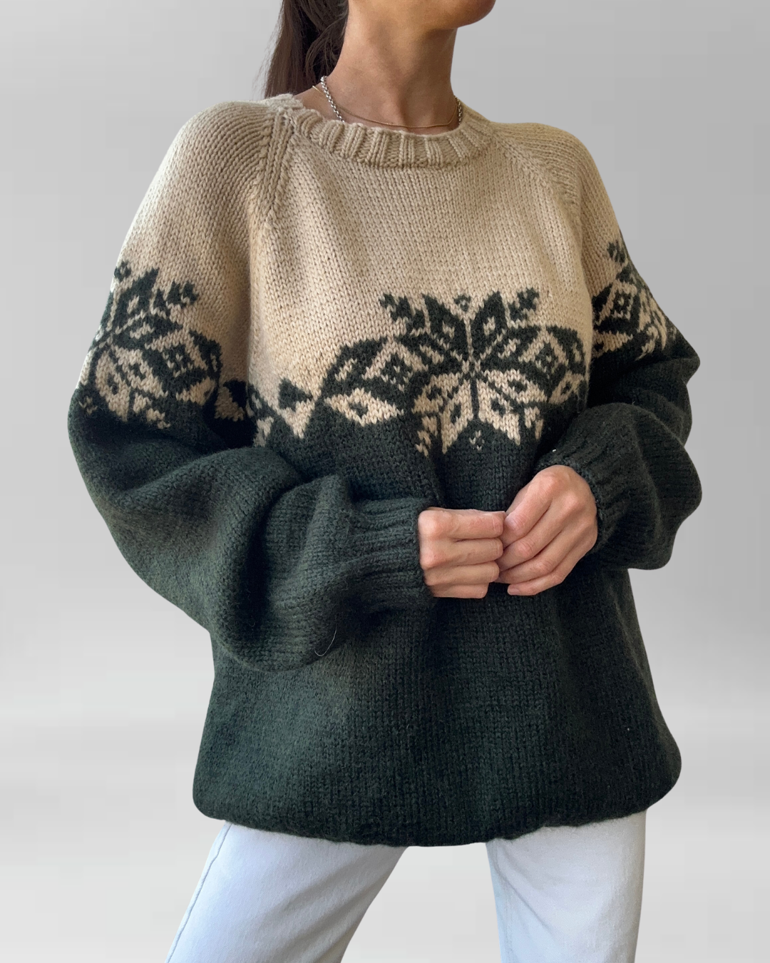 SWEATER JAQCUARD LANA J.CREW | L 1