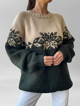 SWEATER JAQCUARD LANA J.CREW | L